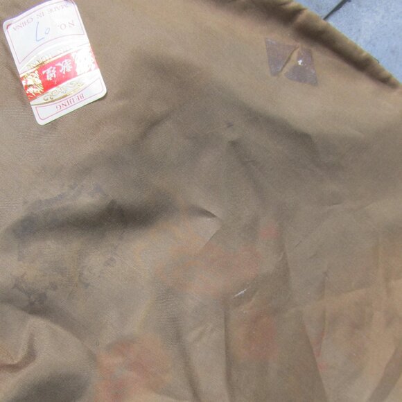 Antique Round 10-inch Chinese Silken Art - Picture 7 of 9